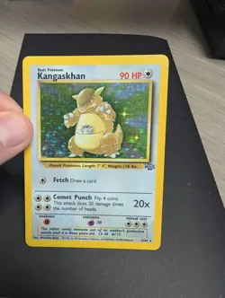 Kangaskhan 05/64 Holo Rare Jungle Set Unlimited WOTC 1999 Pokemon TCG Vintage LP - Image 2