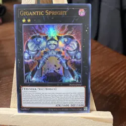 Yu-Gi-Oh Gigantic Spright POTE-EN047 Ultra Rare 1st Edition, Near Mint Condition - Image 4