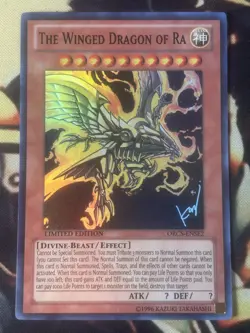 Yugioh: The Winged Dragon Of Ra - ORCS-ENSE2 - Super Rare - Limited Edition - LP - Image 1