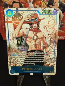 One Piece TCG Portgas D. Ace OP13‑119 Alt Art SEC Carrying on His Will - Image 1