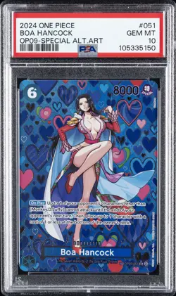 2024 ONE PIECE OP09-EMPERORS IN THE NEW WORLD #051 BOA HANCOCK PSA 10 - Image 1