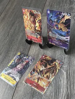 One Piece Illustration Box Vol 5 And 6 Promo Cards Ace Sabo Law Rosinante Tcg - Image 3