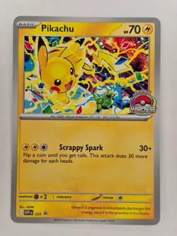 Pikachu - SVP225 World Championship 2025 Stamped Promo Pokemon Card - Image 1
