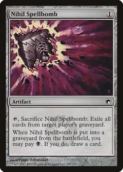 Nihil Spellbomb Scars of Mirrodin LP MTG - Image 1