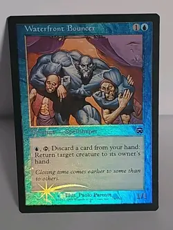 Mtg Waterfront Bouncer 🌟 FOIL 🌟 Mercadian Masques MT/NM Magic The Gathering - Image 1