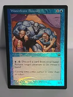 Mtg Waterfront Bouncer 🌟 FOIL 🌟 Mercadian Masques MT/NM Magic The Gathering - Image 2