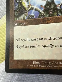 Sphere of Resistance #139/143 Exodus Magic The Gathering - Vintage WOTC 1998!! - Image 4