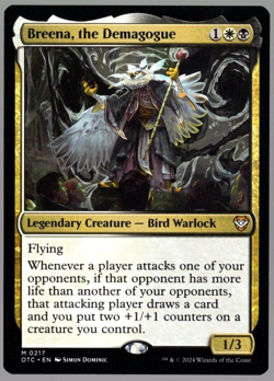 Breena, the Demagogue 0217 Non Foil Mythic Thunder Junction MTG Near Mint - Image 1