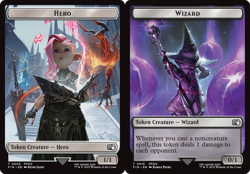 x1 Hero / Wizard TFIN Final Fantasy MTG 5-15 TOKEN M/NM 1x - Image 1