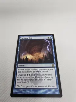 Wizards Cyclonic Rift Return to Ravnica Instant Blue Rare Regular Chris Rahn 35 - Image 2