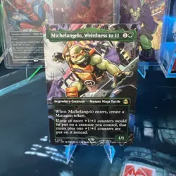 Michelangelo, Weirdness to 11 (Borderless) Teenage Mutant Ninja Turtles Regular - Image 1