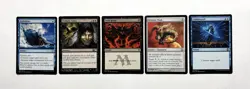172 MTG MAGIC THE GATHERING 5 CARD MIXED LOT DARK RITUAL NEMESIS MASK SILVER ♨ - Image 1