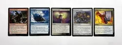 171 MTG MAGIC THE GATHERING 5 CARD MIXED LOT CAULDRON HAZE HYDROBLAST SILVER ♨ - Image 1