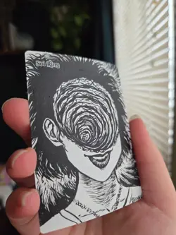 MTG Hand Painted Alter Uzumaki Junji Sol Ring by BrinnieMakes Magic the Gatherin - Image 5