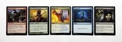 170 MTG MAGIC THE GATHERING 5 CARD MIXED LOT DOVIN ELVES COUNTERSPELL SILVER ♨ - Image 1
