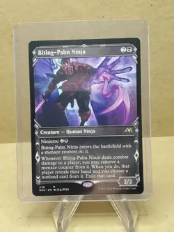 MTG Biting-Palm Ninja Kamigawa: Neon Dynasty #338 Regular Rare NM/M - Image 1