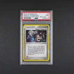PSA 9 - Swoop! Teleporter - Pokemon Karte 92/109 EX Team Rocket Returns /W21 - Image 2