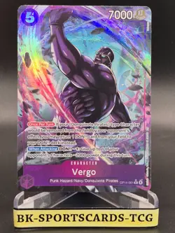 One Piece Azure Sea's Seven : Vergo OP14-061 Alt Art Alternate Rare English - Image 1