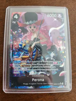 Perona EB03-045 Alt NM Foil SR Super Rare One Piece Canadian Seller! - Image 1
