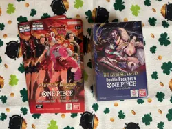 One Piece: Double Pack. The Azure Sea's Seven + 2 EB04 Heroines booster packs - Image 1