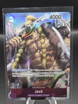 Jack Alt Art Parallell English OP01-102 Purple Romance Dawn One Piece Card Game - Image 1