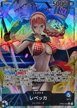 Onepiece Card Rebecca L OP04-039 op04 Kingdoms Of Intrigue Japanese [ALT ART PAR - Image 1