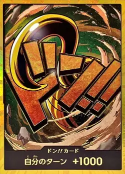 Onepiece Card DON!! Card Gold frame Crocodile don Don Japanese - Image 1