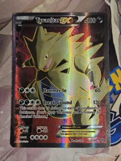 Tyranitar EX - 91/98 Ancient Origins XY Full Art Ultra Rare Card Pokemon TCG MP - Image 1