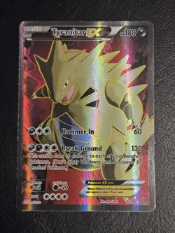 Tyranitar EX - 91/98 Ancient Origins XY Full Art Ultra Rare Card Pokemon TCG MP - Image 2