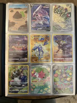 Pokemon TCG Holo & Full Art V Card Lot 21 - Larvitar, Genesect, Quaquavalex - Image 1