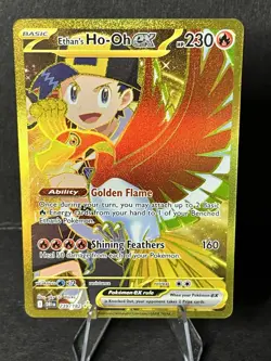 Pokemon TCG Ethan's Ho-Oh EX 239/182 Sv10: Destined Rivals Holo Card - Image 1