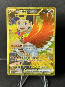 Pokemon TCG Ethan's Ho-Oh EX 239/182 Sv10: Destined Rivals Holo Card - Image 2