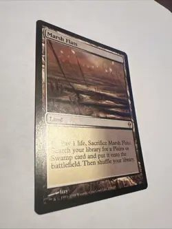 MTG Marsh Flats Zendikar Card 219/249 Regular Rare Nm - Image 1
