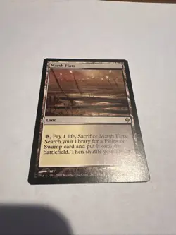 MTG Marsh Flats Zendikar Card 219/249 Regular Rare Nm - Image 2