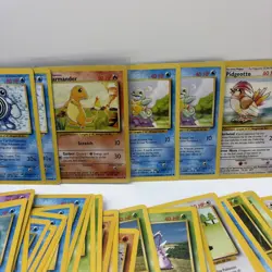 Pokemon Base Set Lot 47 Cards – Squirtle Charmander Onix Pidgetto + More Dupes! - Image 3