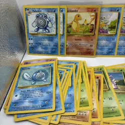 Pokemon Base Set Lot 47 Cards – Squirtle Charmander Onix Pidgetto + More Dupes! - Image 4