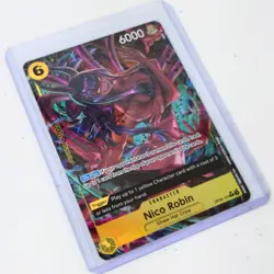 One Piece: English Yellow "Nico Robin" OP09-107 Foil R Alternate Alt Art Card - Image 2