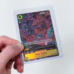 One Piece: English Yellow "Nico Robin" OP09-107 Foil R Alternate Alt Art Card - Image 5