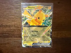Pikachu ex 028/131 Prismatic Evolutions Double Rare Holo Pokemon TCG Card - Image 1