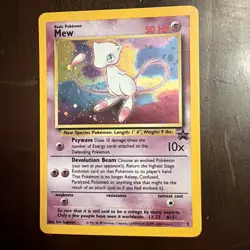 Mew 9 Black Star Promo 2000 Holo Rare Pokemon TCG Card - Image 1