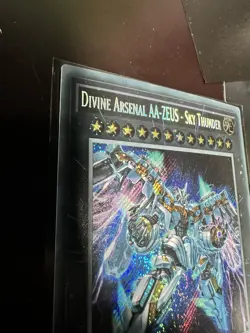 LP EU Print Divine Arsenal AA-ZEUS - Sky Thunder Secret Rare Yu-Gi-Oh! Card - Image 2