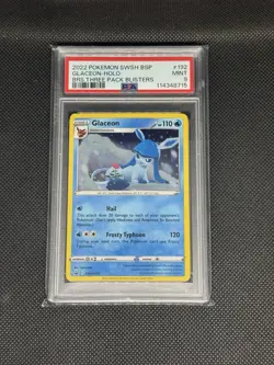 Glaceon SWSH192 SWSH: Sword & Shield Promo Cards Holo PSA 9 - Image 1