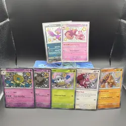 Pokemon Paldean Fates Baby Shiny Lot of 7 Cards English Holo - Image 1