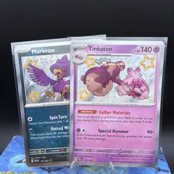 Pokemon Paldean Fates Baby Shiny Lot of 7 Cards English Holo - Image 2