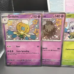 Pokemon Paldean Fates Baby Shiny Lot of 7 Cards English Holo - Image 3