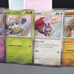 Pokemon Paldean Fates Baby Shiny Lot of 7 Cards English Holo - Image 5