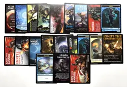 178 MTG MAGIC THE GATHERING 21 CARD MIXED EMBLEM LOT WRENN NISSA LILIANA SORIN♨ - Image 2