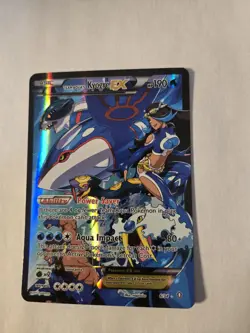 Pokemon TCG Team Aqua's Kyogre-EX Double Crisis Holo Card 6/34 - Image 1