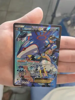 Pokemon TCG Team Aqua's Kyogre-EX Double Crisis Holo Card 6/34 - Image 3