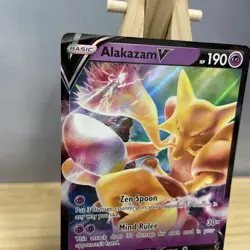 Alakazam V SWSH083 Sword & Shield Black Star Promo Holo Pokemon Card NM - Image 2